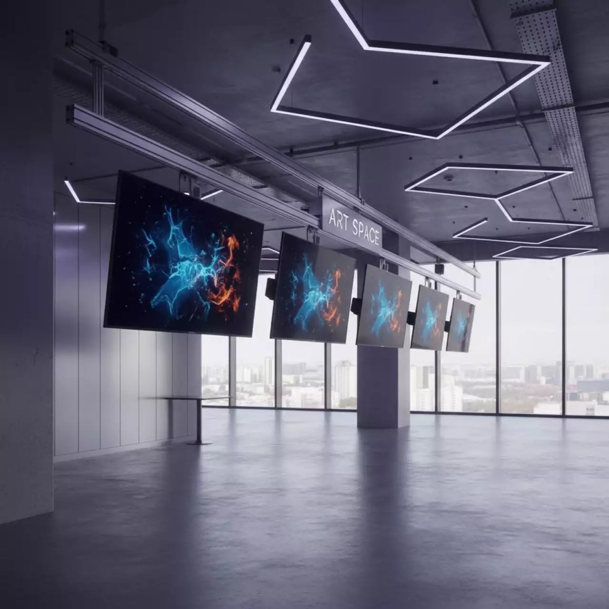 Аренда Система рельсовая PolyGlide Slide МОНО 10 для ЖК и ИД 65 75 в казино «Сочи» — ART SPACE