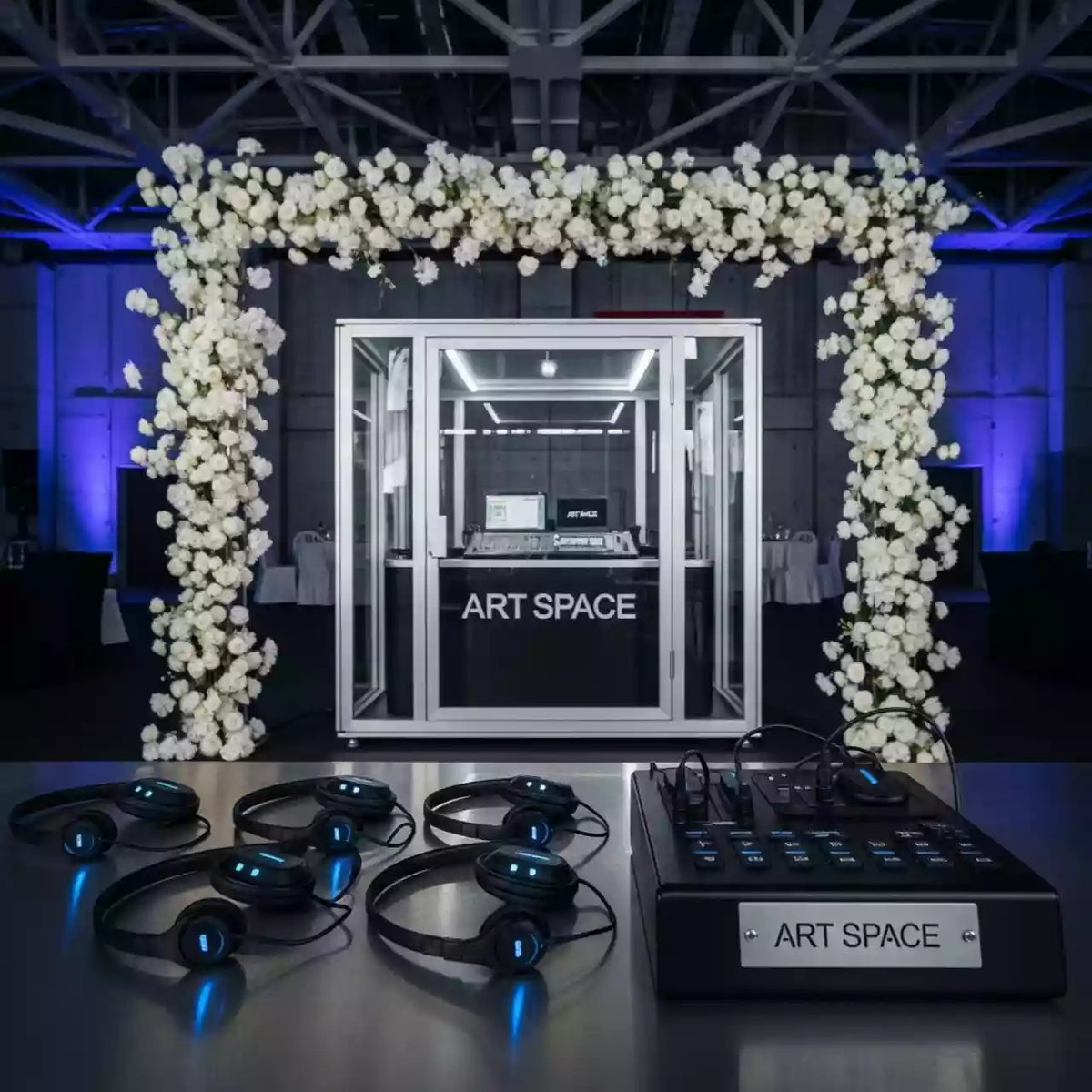 Аренда Система синхроперевода для зала в ледовой арене «Шайба» — ART SPACE