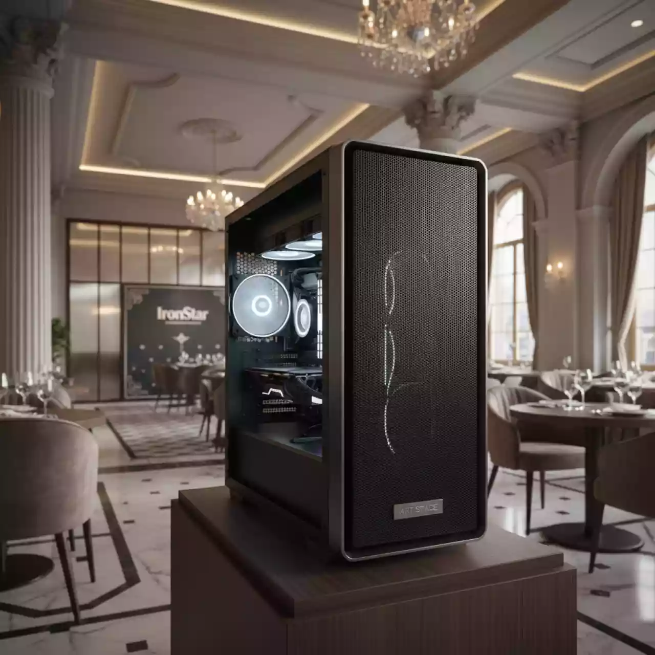 Аренда Системный блок RAMEC Tsunami 1 МТ011 в ресторане «Voda» — ART SPACE