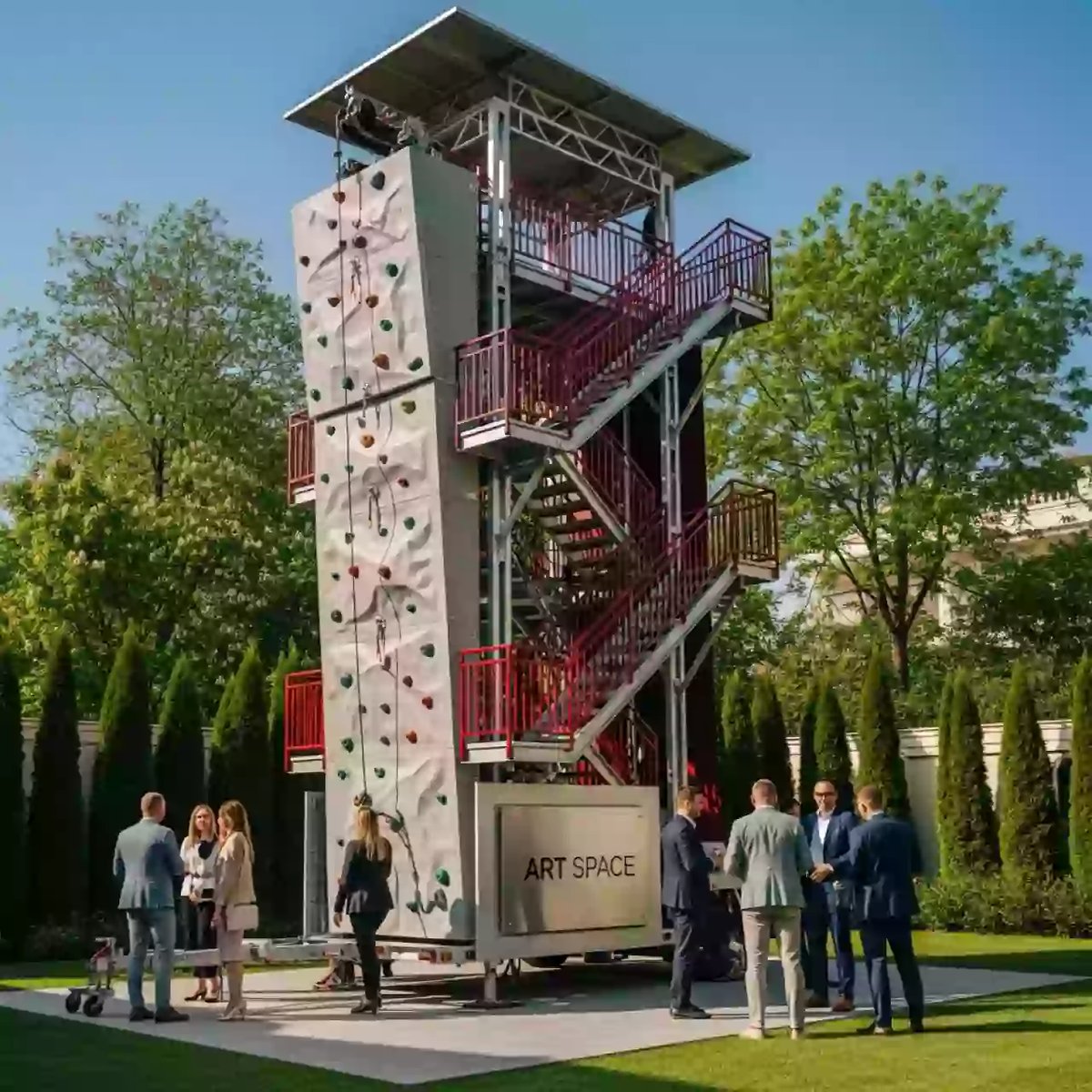 Аренда Скалодром аттракцион Пожарный в санатории «Сочи» — ART SPACE