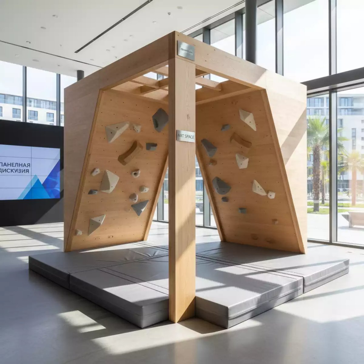 Аренда Скалодром деревянный двухполосный в Gamma Sirius — ART SPACE