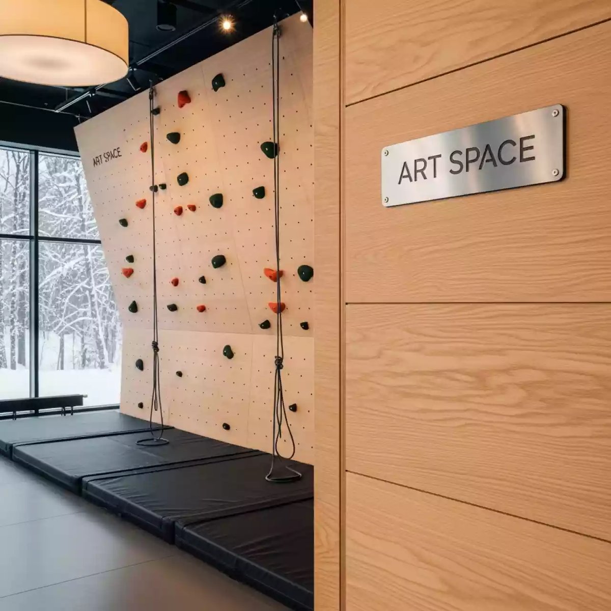 Аренда Скалодром двухполосный деревянный в ресторане «Паруса» — ART SPACE