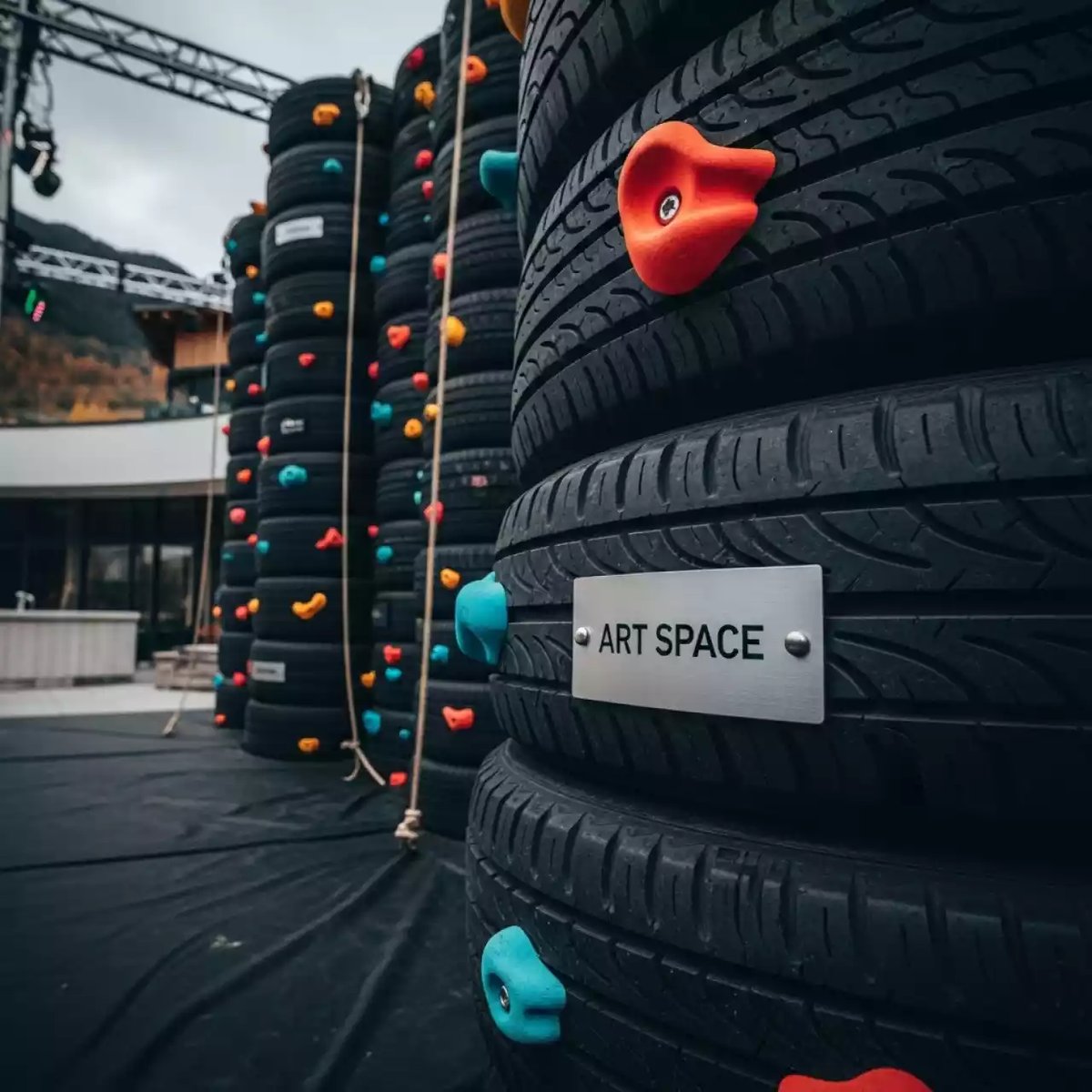 Аренда Скалодром шинный в Green Flow Hotel — ART SPACE