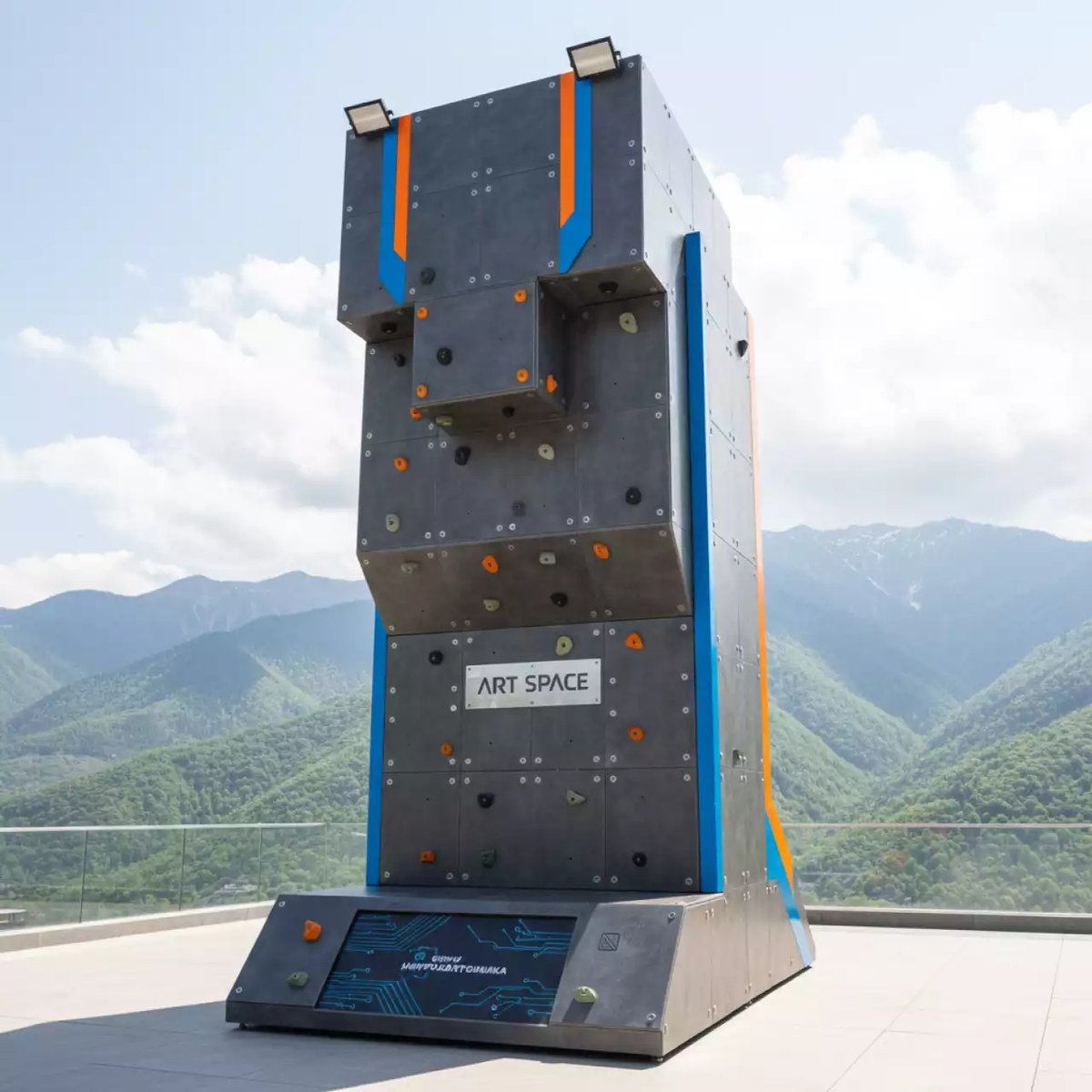 Аренда Скалодром "Веселый снеговик" в Skypark Sochi — ART SPACE