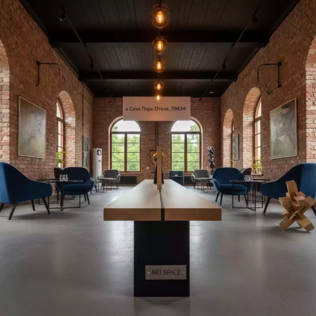 Аренда Скамьи деревянной Adjacencies в Сочи Парк Отеле — ART SPACE