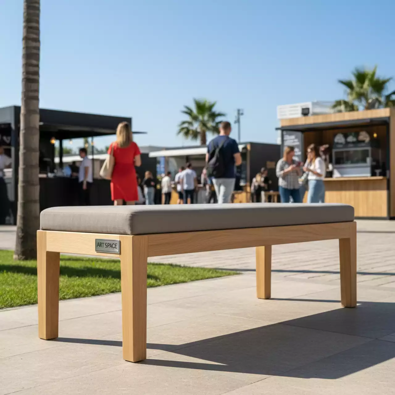 Аренда Скамья Лидер 8 с мягким сиденьем в санатории «Заполярье» — ART SPACE