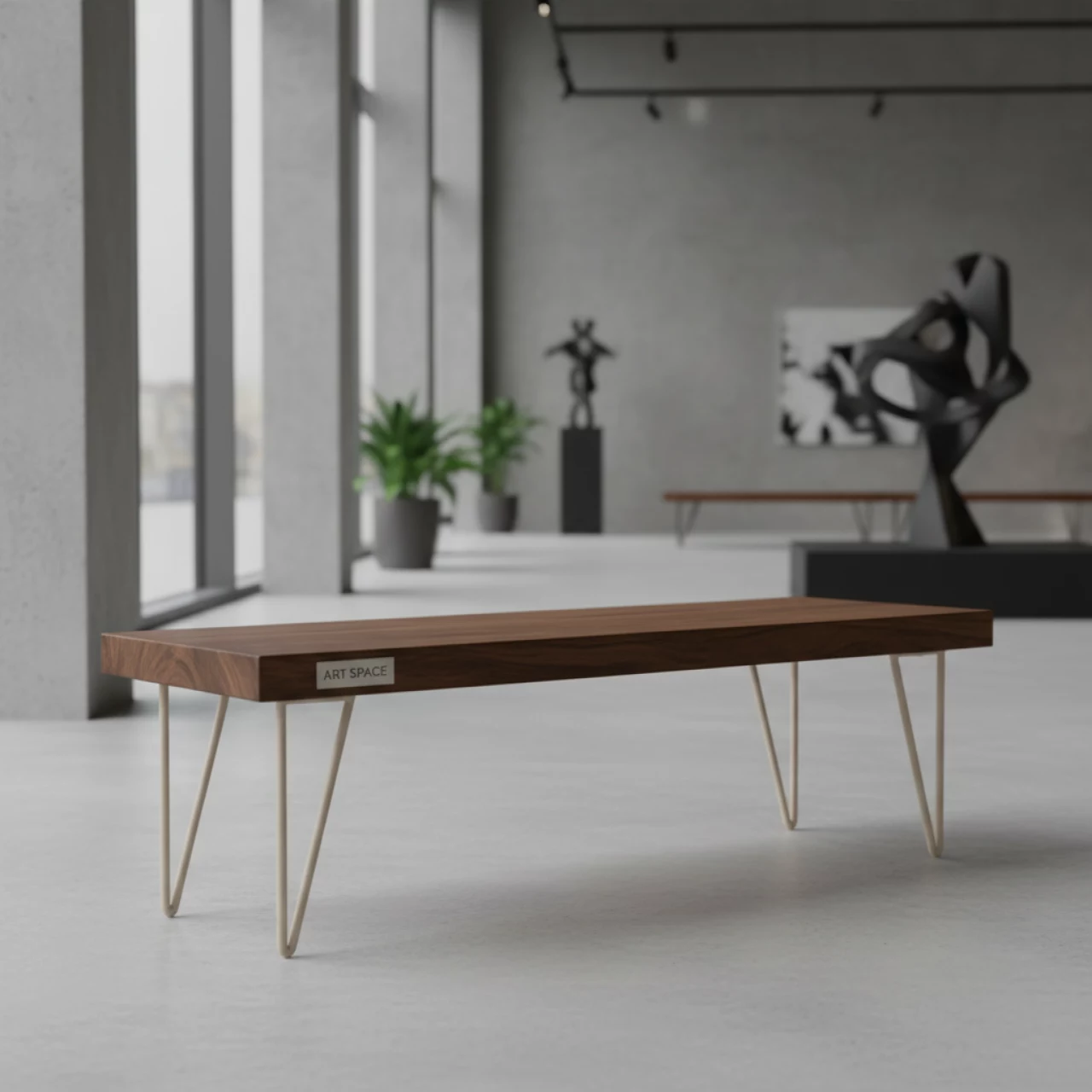 Аренда Скамья MAR BCH st001 W коричнево бежевый в комплексе «Дагомыс» — ART SPACE