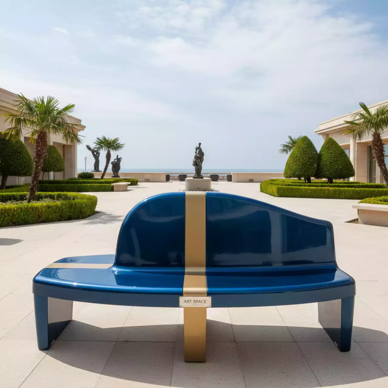 Аренда Скамья пластиковая Lava Basic в комплексе «Дагомыс» — ART SPACE