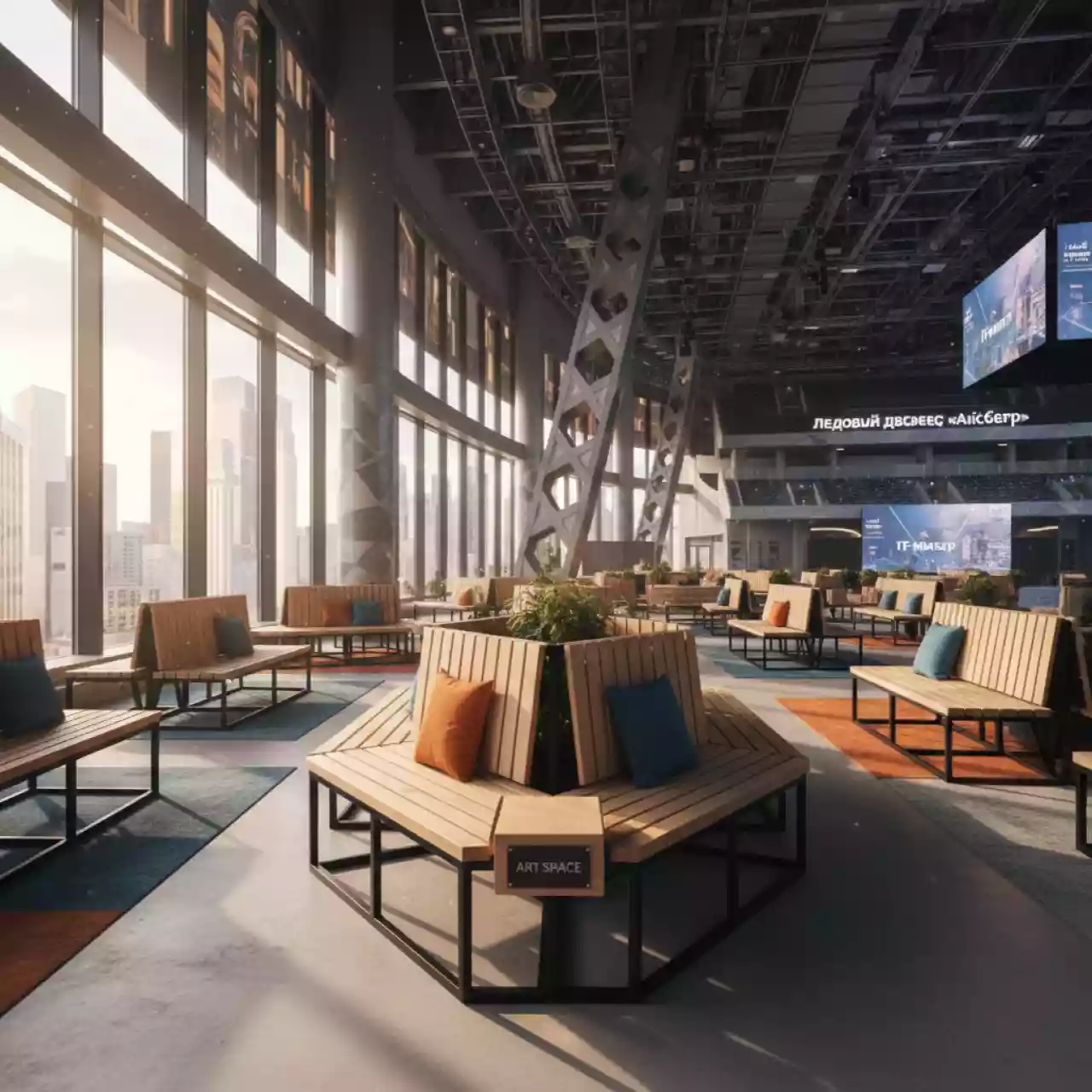 Аренда Скамья садовая Green Glade в Ледовом дворце «Айсберг» — ART SPACE