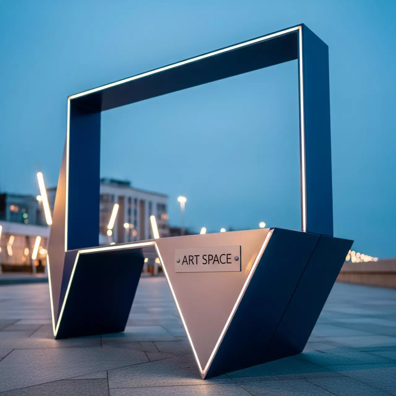 Аренда Скамейка Frame Basic A У8А 9640 на Имеретинской набережной — ART SPACE