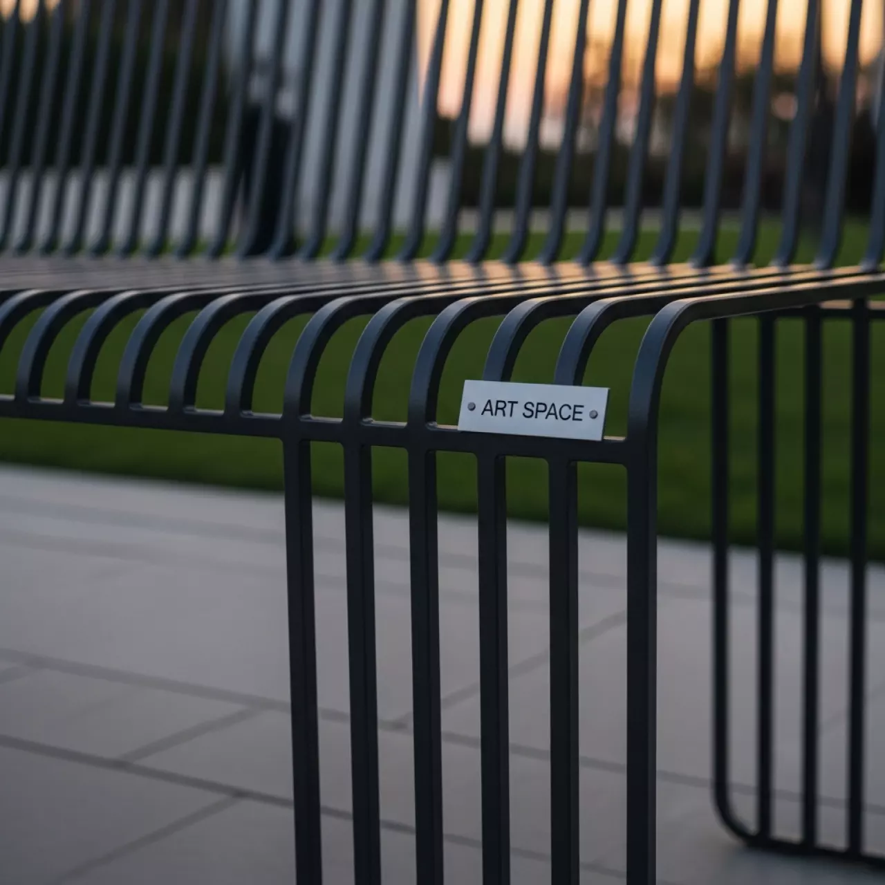 Аренда Скамейка металлическая Segno в Swissôtel Resort Sochi Kamelia — ART SPACE