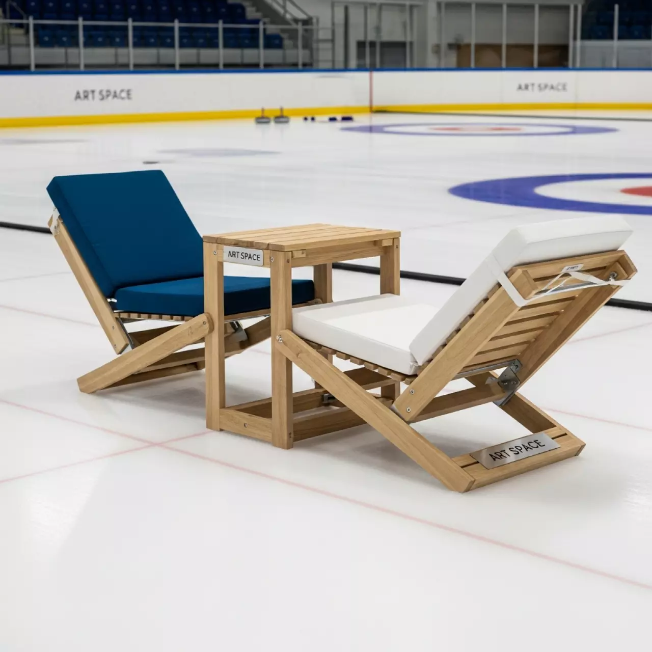 Аренда Скамейка перевертыш садовая Helex 3 в 1 в Керлинговом центре «Ледяной куб» — ART SPACE