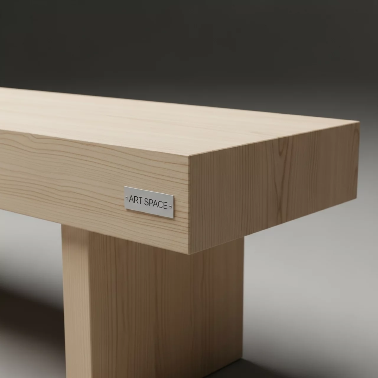 Аренда Скамейка прямоугольная из светлого дерева в ледовой арене «Шайба» — ART SPACE