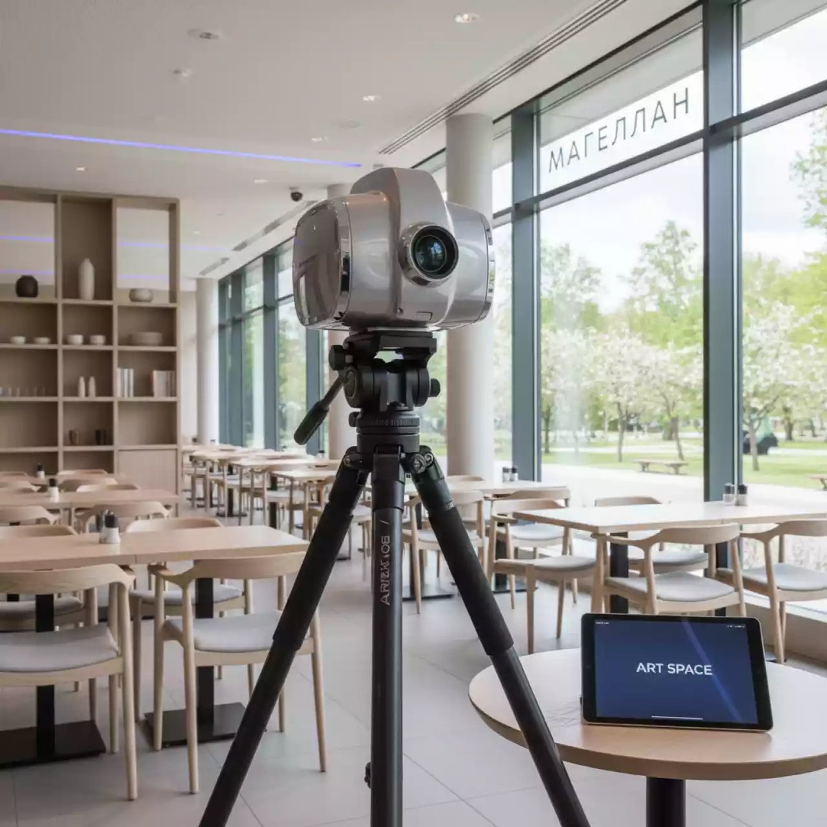 Аренда Сканер 3D лазерный FARO Focus Premium в ресторане «Магеллан» — ART SPACE