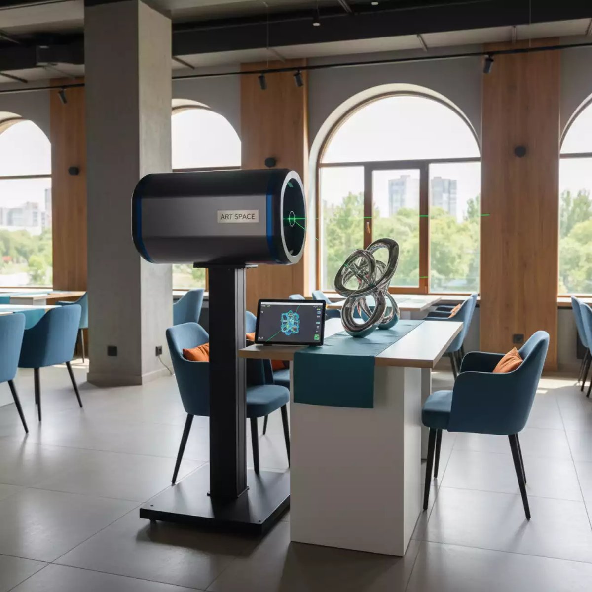 Аренда Сканер 3D RangeVision Prime в ресторане «Плакучая Ива» — ART SPACE