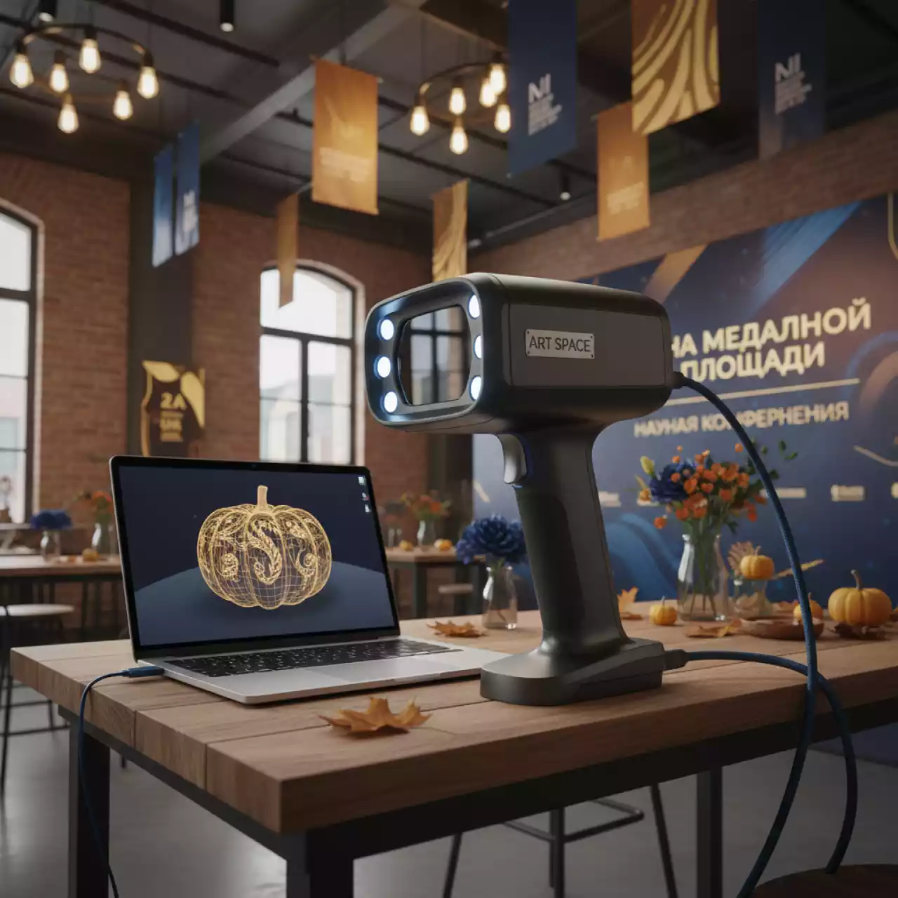 Аренда Сканер 3D ручной EinScan H на Медальной площади — ART SPACE