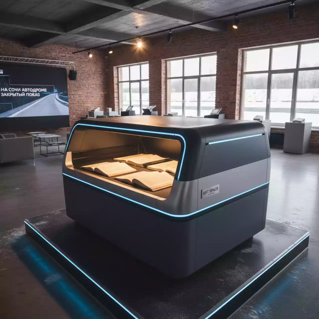 Аренда Сканер книжный планетарный ЭЛАР ПланСкан А3 на Сочи Автодроме — ART SPACE