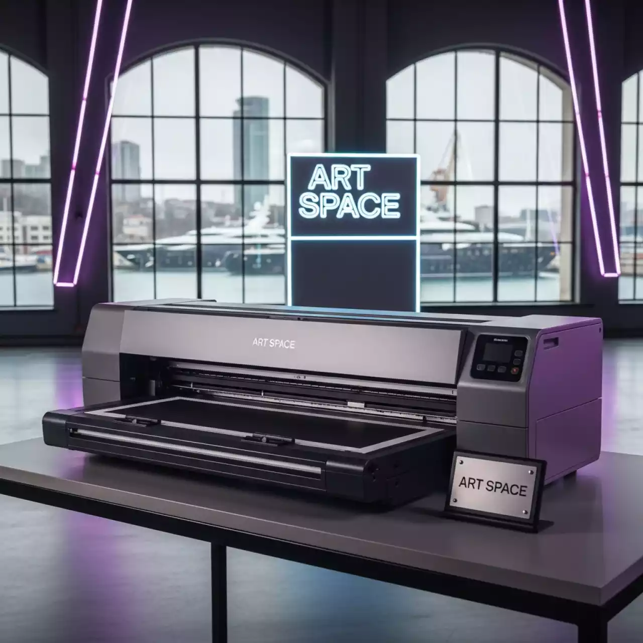 Аренда Сканер широкоформатный Viisan S21 на территории Морпорта Сочи — ART SPACE