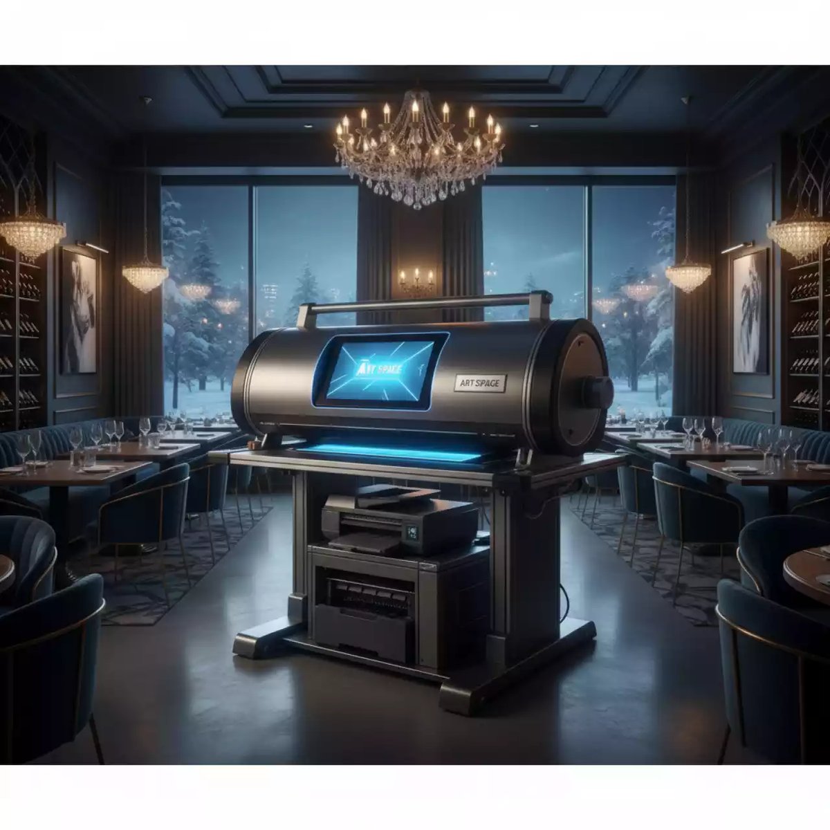 Аренда Сканер широкоформатный WideTEK 36CL 600 TX Edition с креплением для принтеров Canon TX в ресторане «Brunello» — ART SPACE