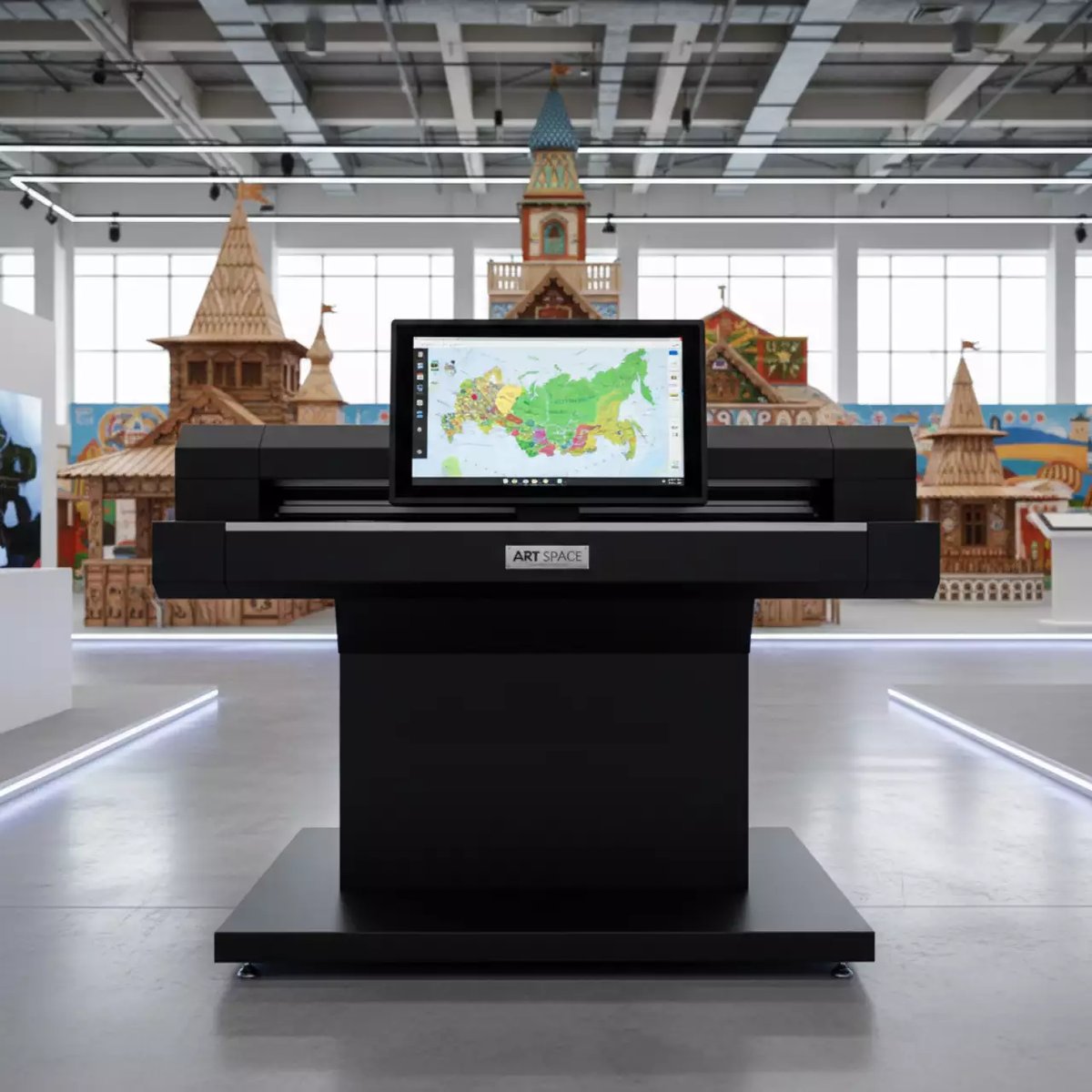 Аренда Сканер широкоформатный WideTEK 44 600 комплект в этно-парке «Моя Россия» — ART SPACE