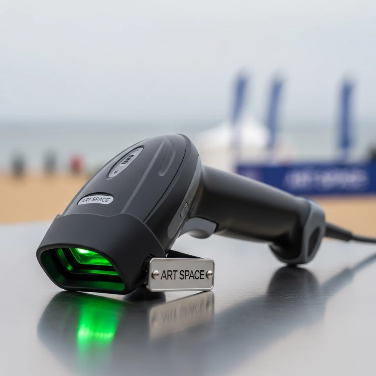 Аренда Сканер штрих кода ручной Datalogic QuickScan I 2500 Series на пляже «Маяк» — ART SPACE