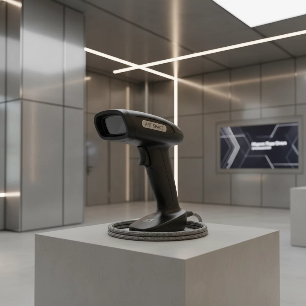 Аренда Сканер штрих кода ручной Mertech 2210 P2D SUPERLEAD USB проводной черный в Маринс Парк Отеле — ART SPACE