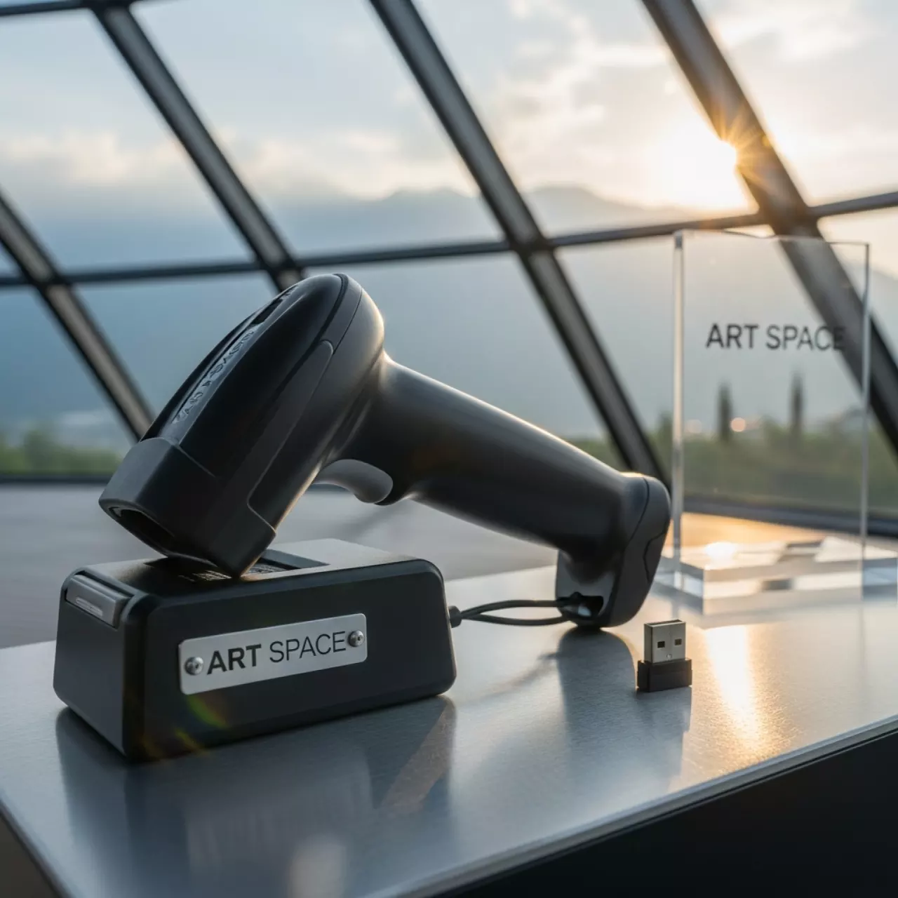Аренда Сканер штрихкода беспроводной Mertech CL 2310 BLE Dongle P2D USB Black на курорте «Газпром» (Альпика) — ART SPACE