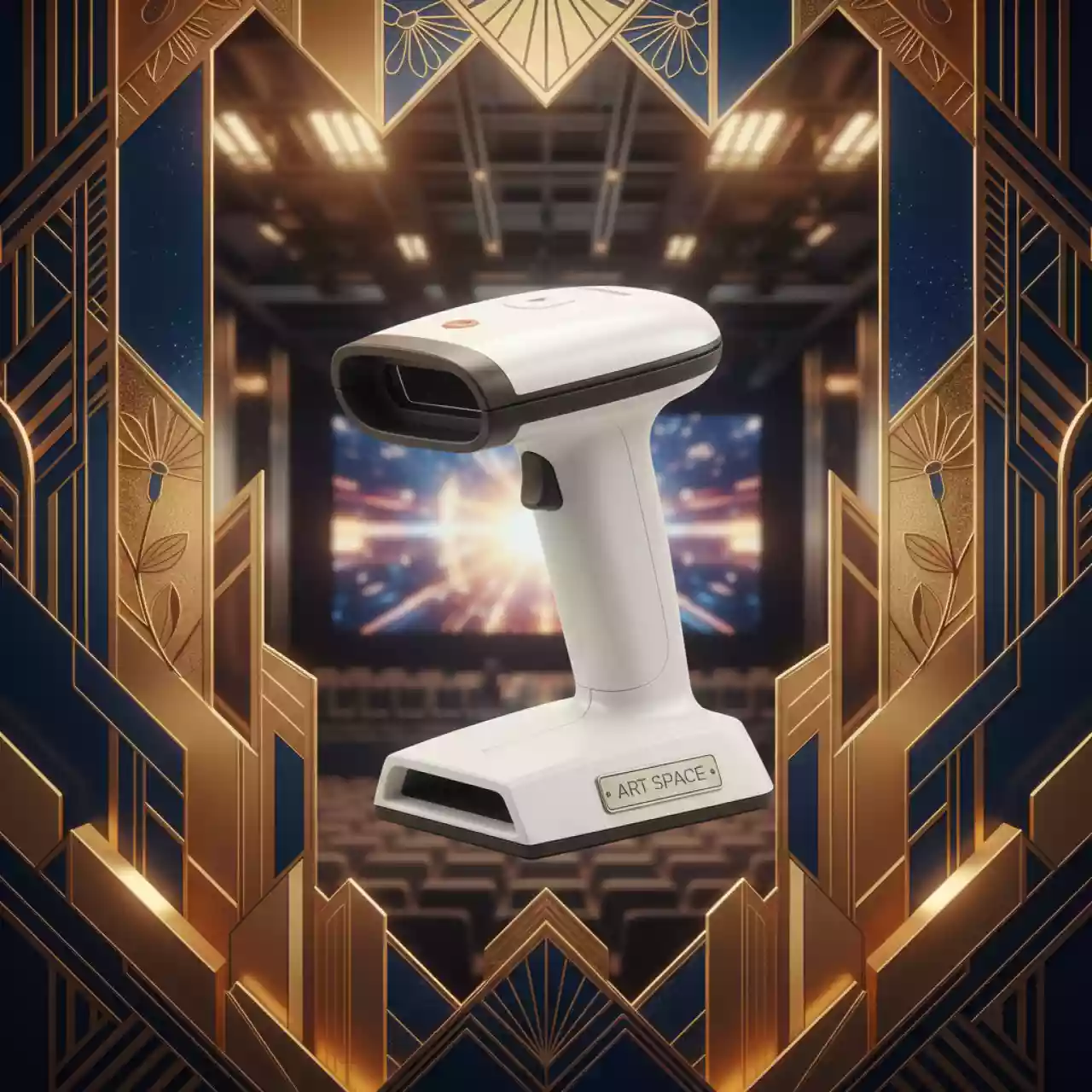 Аренда Сканер штрихкода ручной Mertech 2310 P2D SUPERLEAD USB белый проводной в Университете «Сириус» — ART SPACE