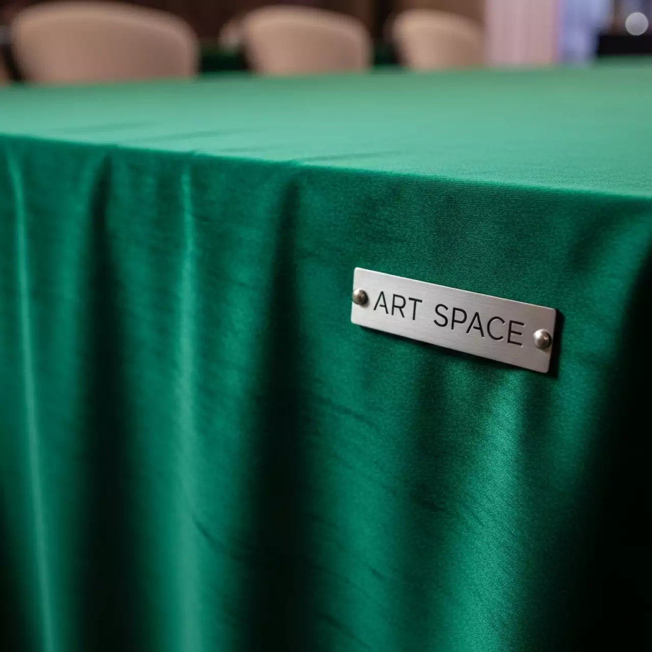 Аренда Скатерть бархатная ИЛЕР прямоугольная зеленая 315 в City Park Hotel Sochi — ART SPACE