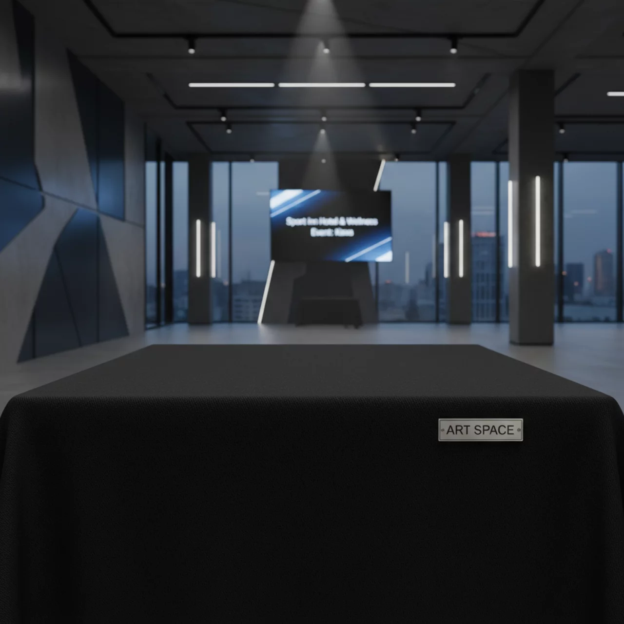 Аренда Скатерть черная габардин 135x210 см в Sport Inn Hotel & Wellness — ART SPACE