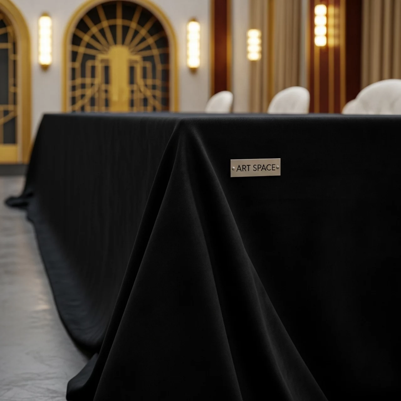 Аренда Скатерть черная софт 225x330 см в Red Arena — ART SPACE