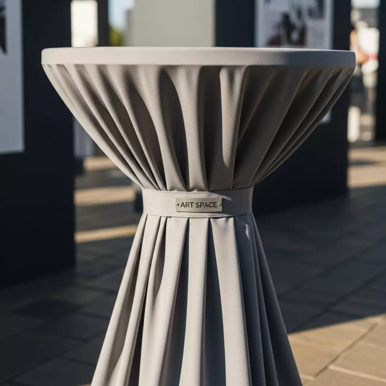 Аренда Скатерть для коктейльного стола в ресторане «Плакучая Ива» — ART SPACE