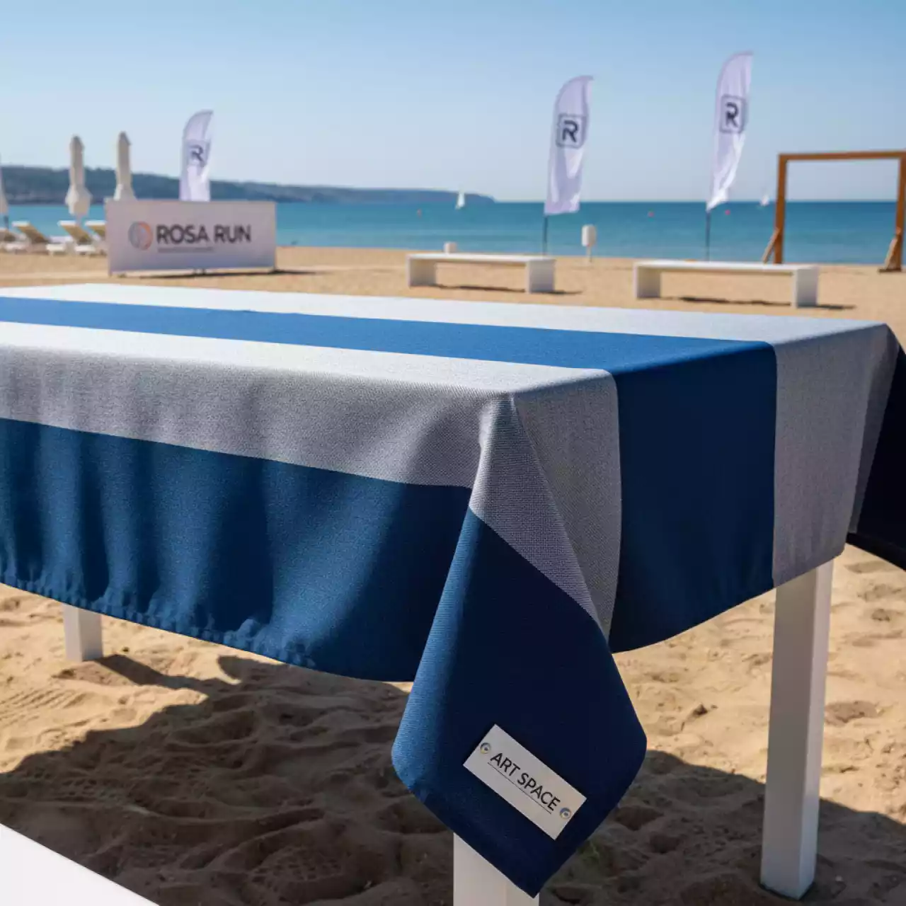 Аренда Скатерть габардин на пляже «Ривьера» — ART SPACE