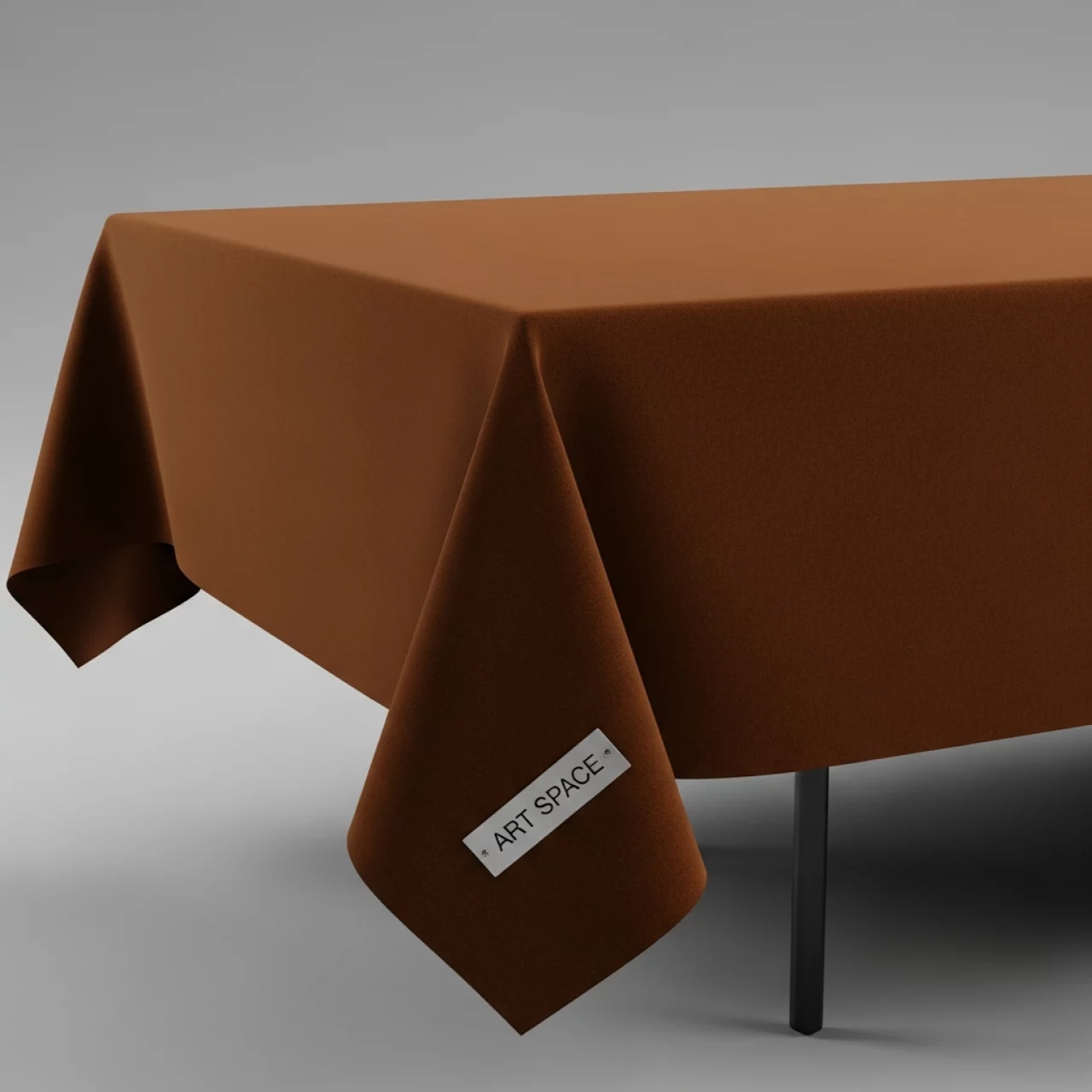 Аренда Скатерть коричневого цвета евроугол 3,2х2,25 м в Radisson Blu Resort & Congress Centre — ART SPACE