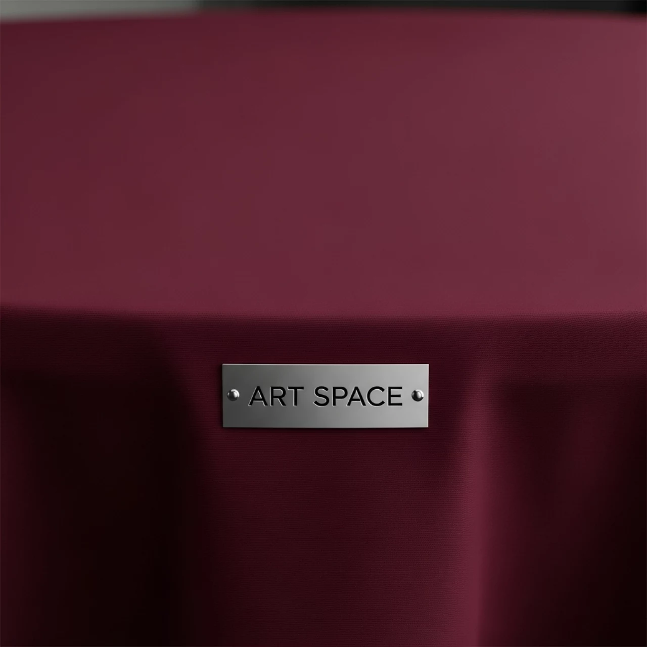 Аренда Скатерть круглая бордовая R4E 00338 3,2 м в Маринс Парк Отеле — ART SPACE