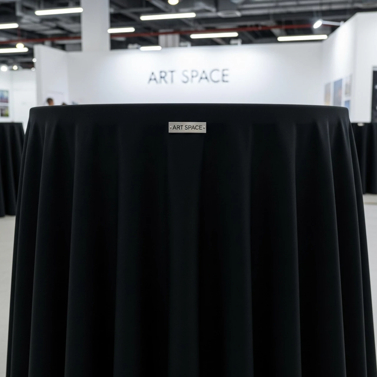 Аренда Скатерть круглая черная диаметр 3,3 м в Cosmos Sochi Hotel — ART SPACE