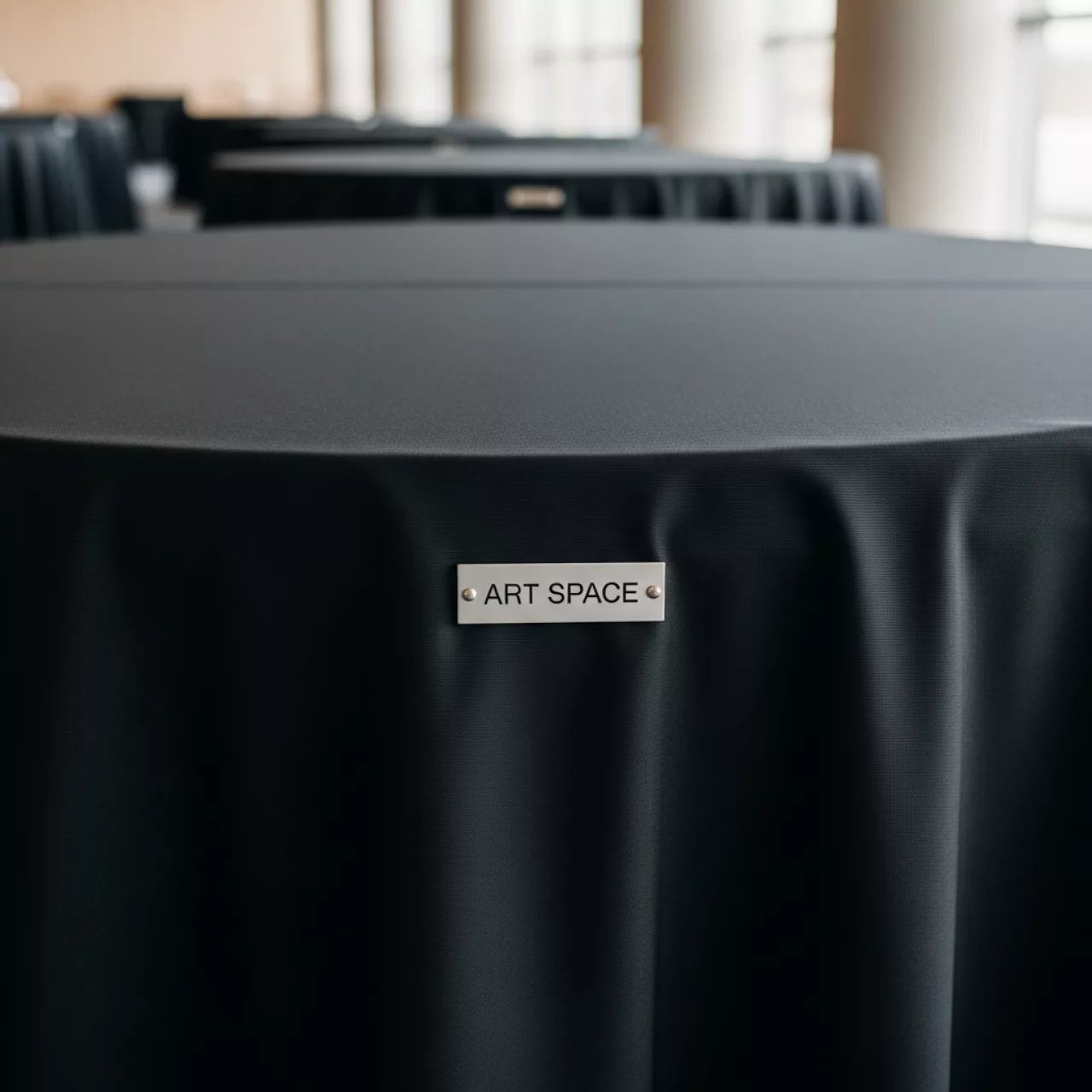 Аренда Скатерть круглая черная Профлайн 2,7 м в отеле Hyatt Regency Sochi — ART SPACE