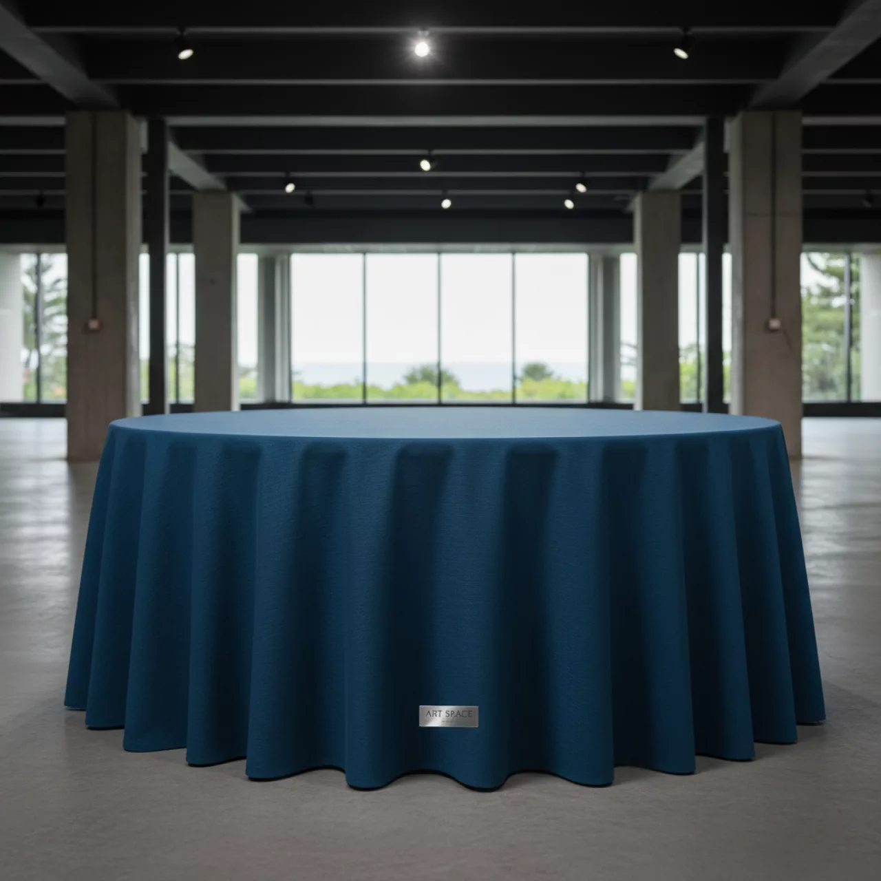 Аренда Скатерть круглая цвет морская волна 3,3 м в отеле Radisson Lazurnaya — ART SPACE