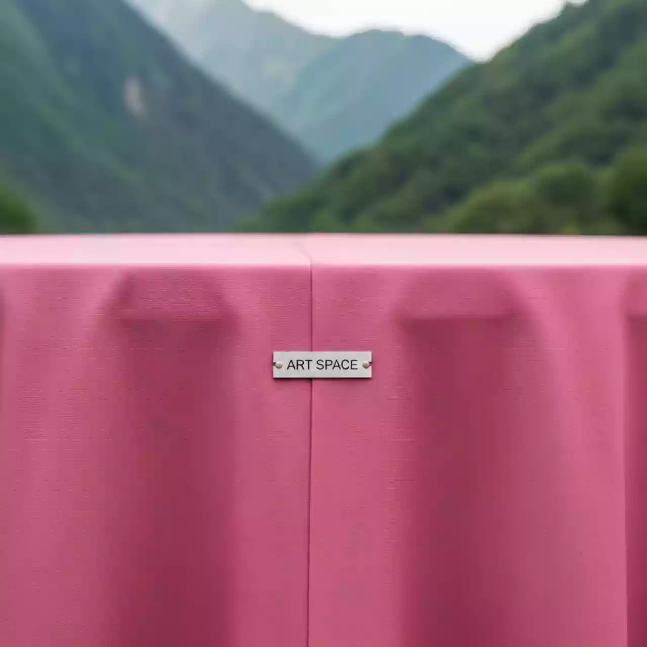 Аренда Скатерть круглая габардиновая розовая Рондо на курорте «Газпром» (Альпика) — ART SPACE