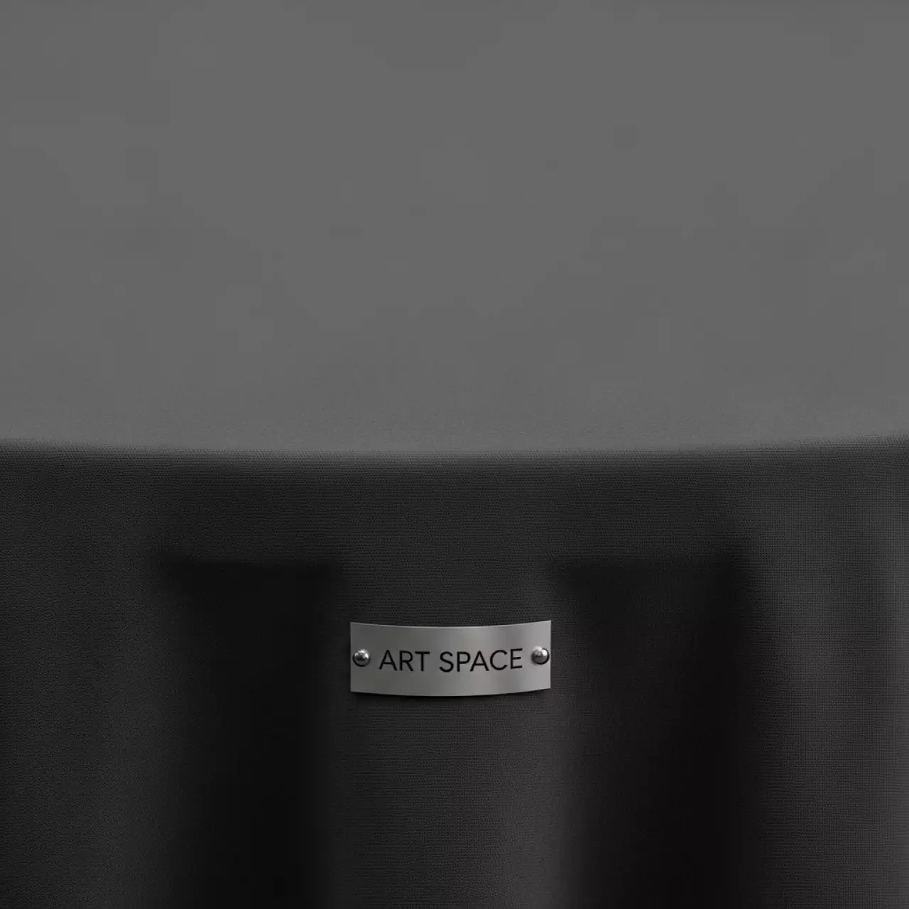 Аренда Скатерть круглая габардиновая темно серая Рондо в санатории «Заполярье» — ART SPACE