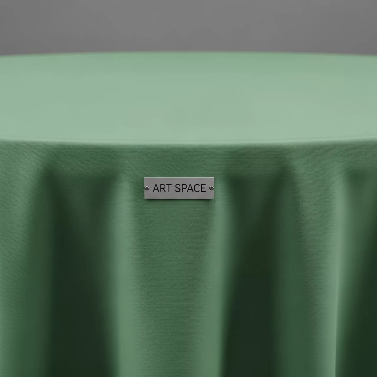 Аренда Скатерть круглая габардиновая травяная Рондо в ОКЦ «Галактика» — ART SPACE