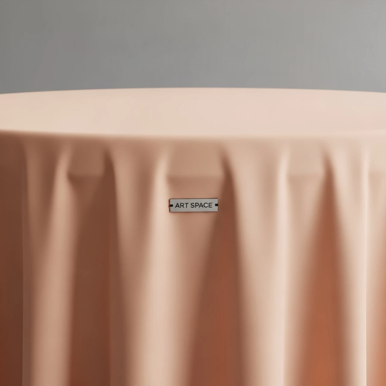 Аренда Скатерть круглая персиковая 2,3 м в Grand Karat Sochi — ART SPACE