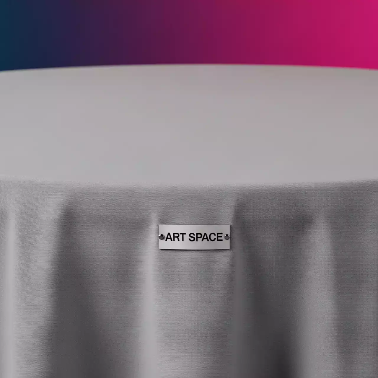 Аренда Скатерть круглая серая Pantone Cool Gray 5 на Медальной площади — ART SPACE