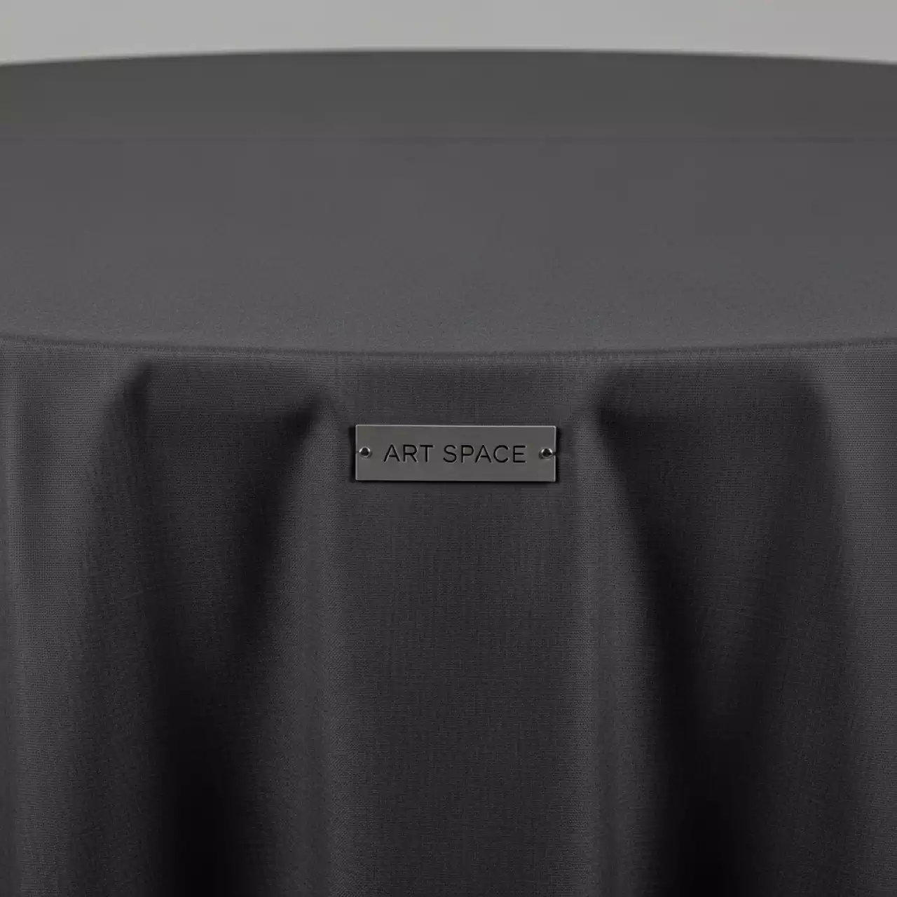 Аренда Скатерть круглая темно серая диаметром 3 м в Golden Tulip Rosa Khutor — ART SPACE