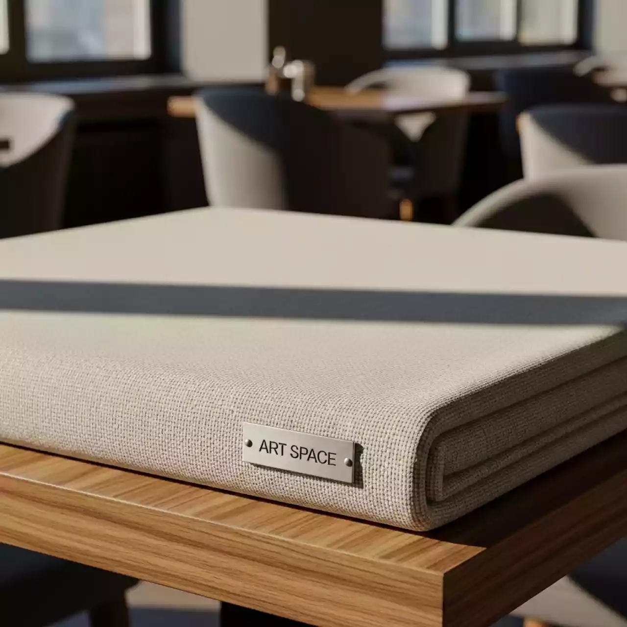 Аренда Скатерть квадратная бежевая Лён 1500х1500 мм в ресторане «Магадан» — ART SPACE