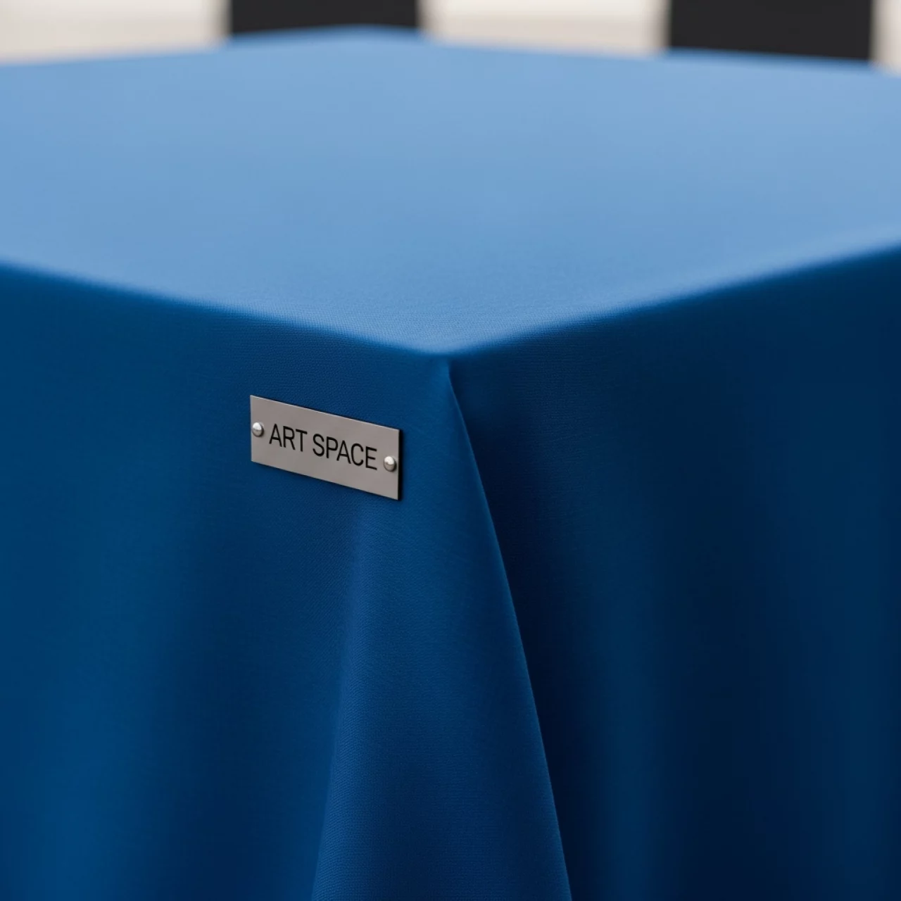 Аренда Скатерть квадратная ричард синяя 1500х1500 мм в Sochi Marriott Krasnaya Polyana — ART SPACE