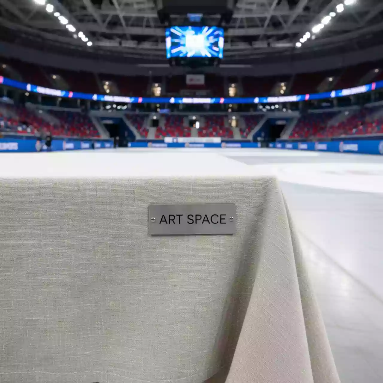 Аренда Скатерть лен классическая в ледовом дворце «Большой» — ART SPACE