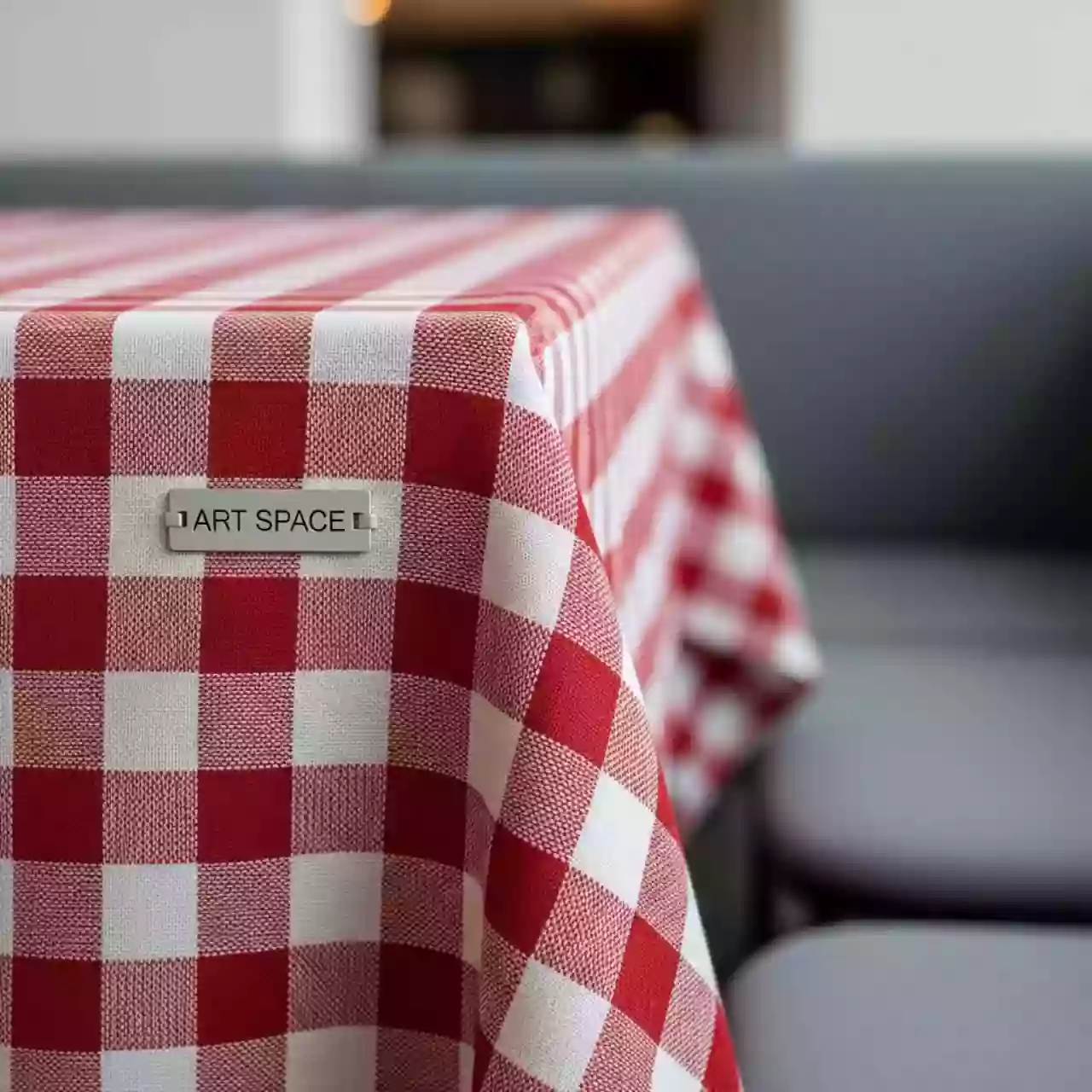 Аренда Скатерть лен красная клетка в Stella di Mosca — ART SPACE
