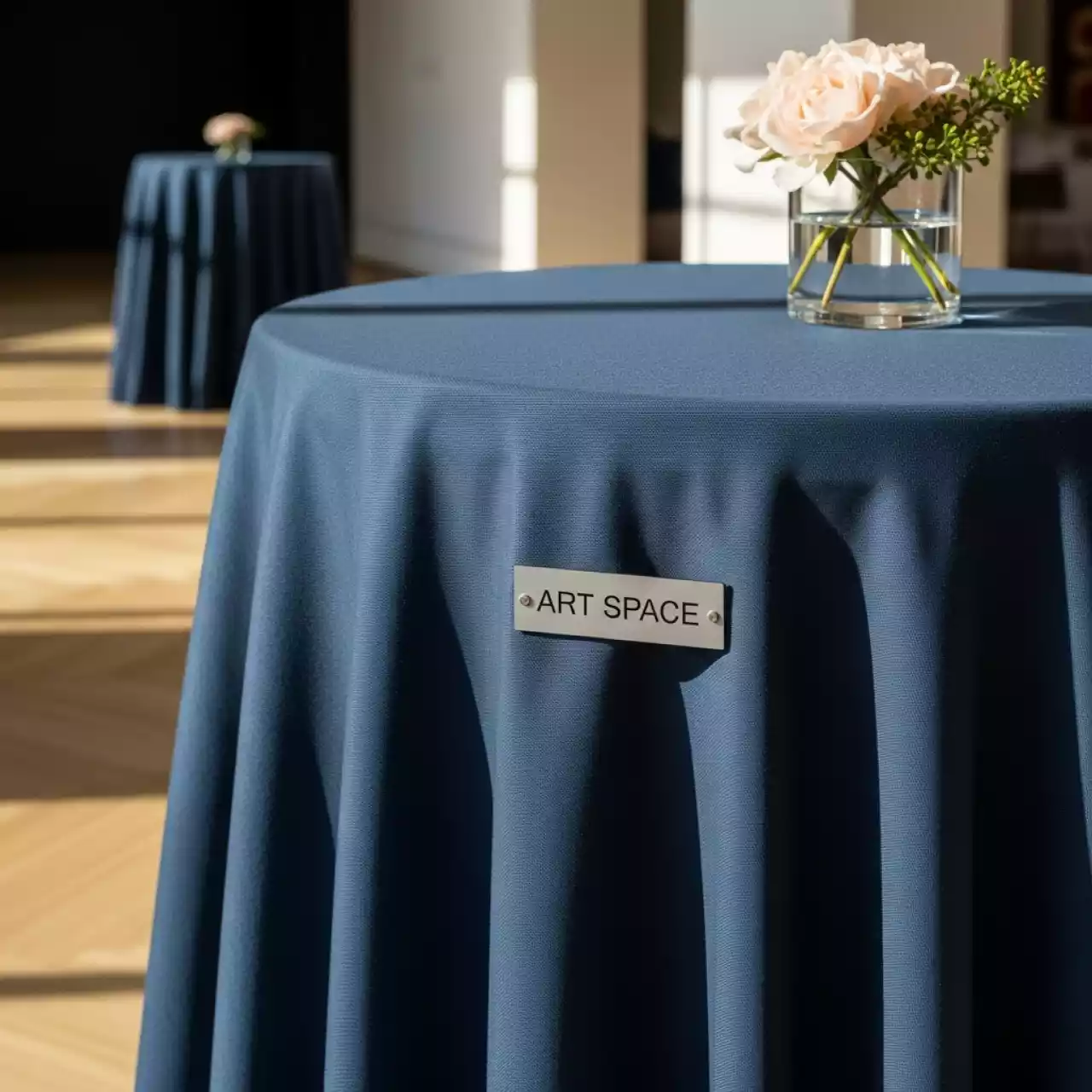 Аренда Скатерть на коктейльный стол в комплексе Sea Galaxy — ART SPACE