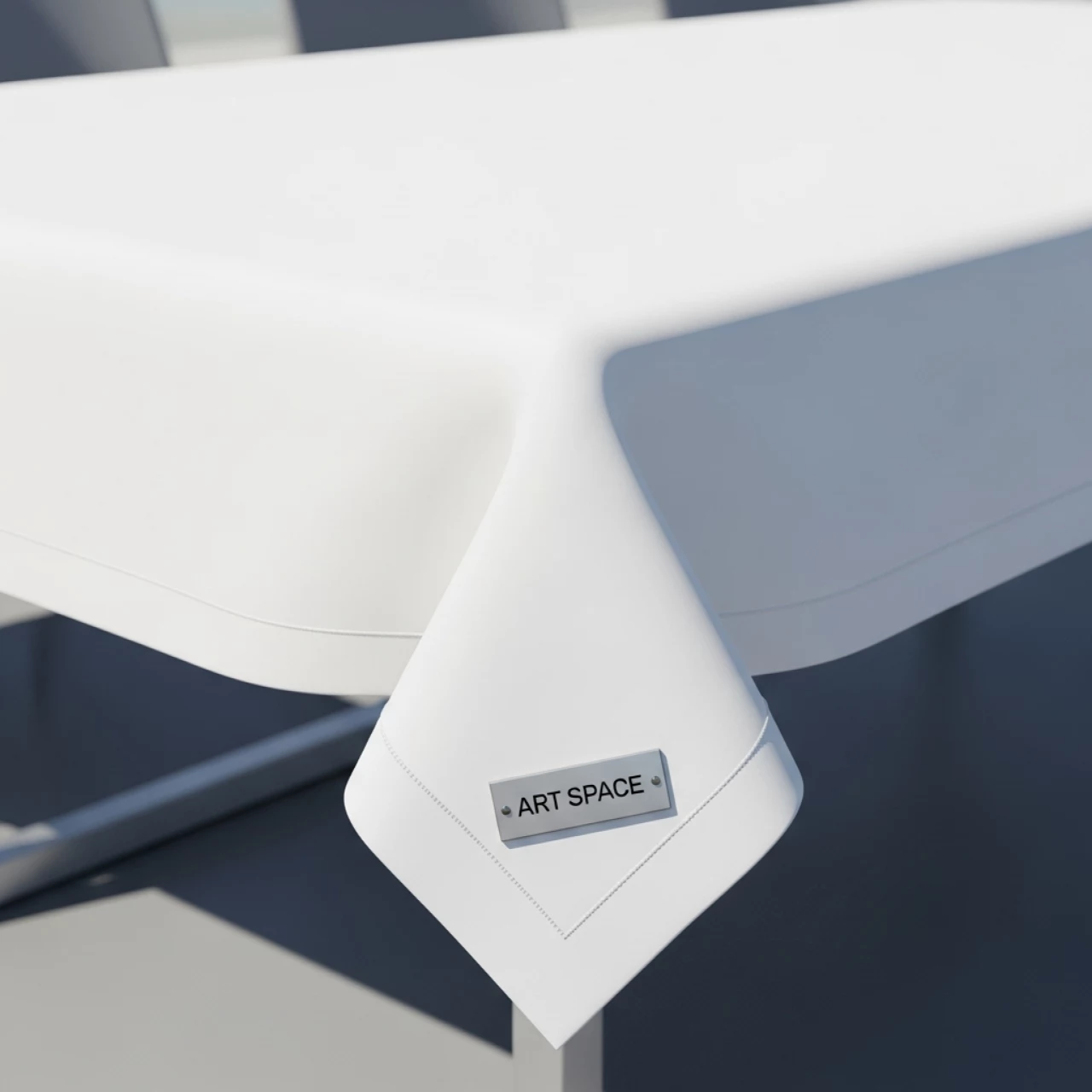 Аренда Скатерть прямоугольная 1,5х2,5 м белая профи на пляже «Маяк» — ART SPACE